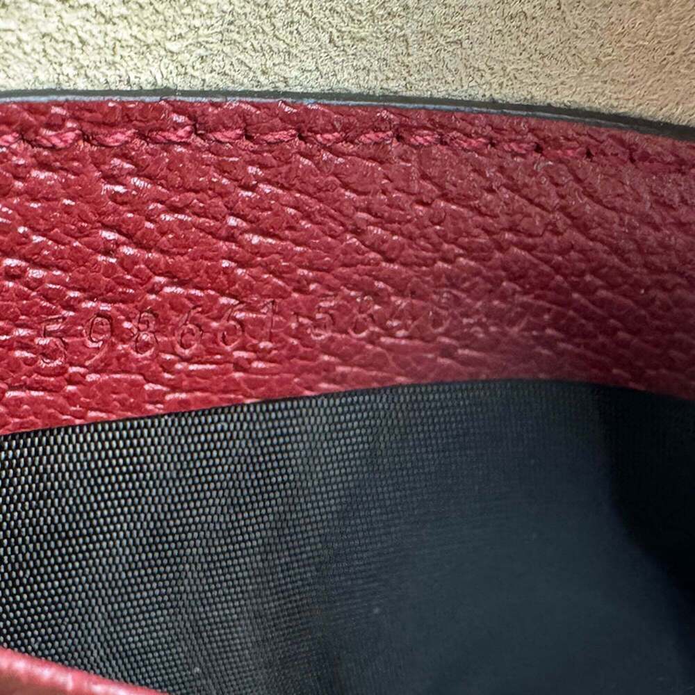GUCCI Red Canvas Backpack - Picture 13 of 13